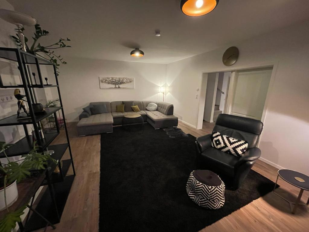 Posezení v ubytování Lux Apartmant 2 Westerstede