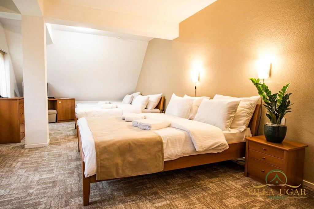 Hotel Villa Ugar Vlašić - Quarto Quadruplas Com Varanda