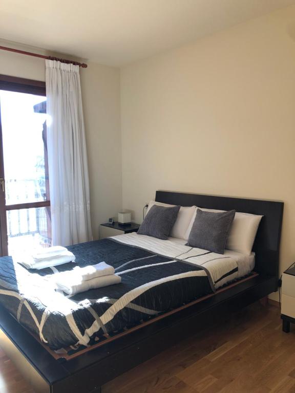 Llit o llits en una habitació de Apartament rústic a Baro