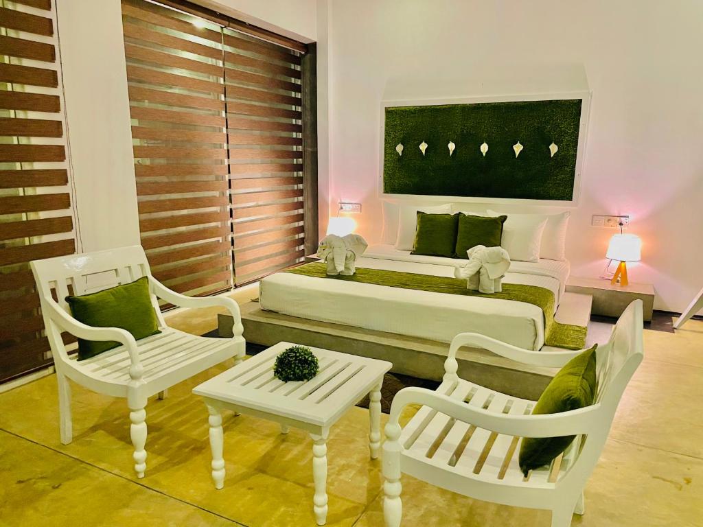 Posezení v ubytování 8 Plus Motels