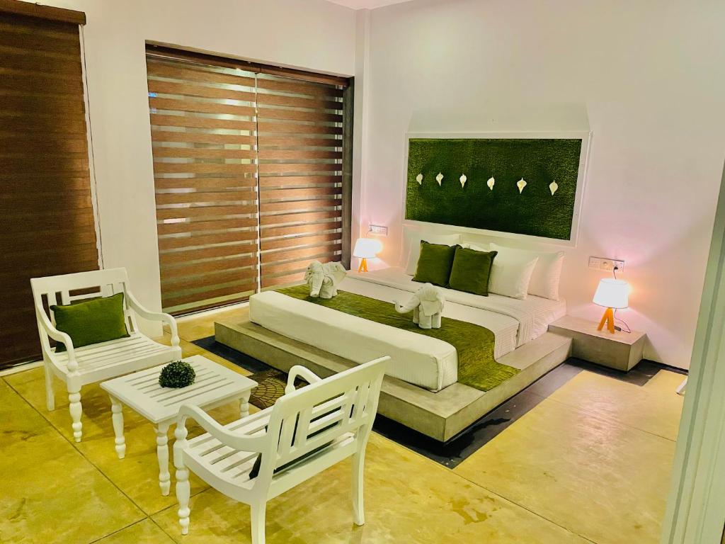 Posezení v ubytování 8 Plus Motels