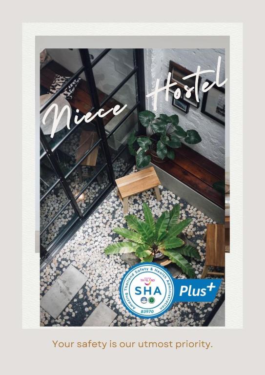 Certifikát, hodnocení, plakát nebo jiný dokument vystavený v ubytování Niece Hostel Phuket - SHA Extra Plus
