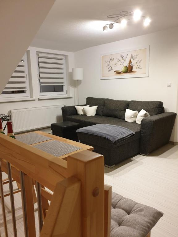 Posezení v ubytování Ferienwohnung Litau