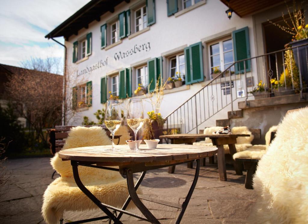 Balkón nebo terasa v ubytování Hotel Wassberg