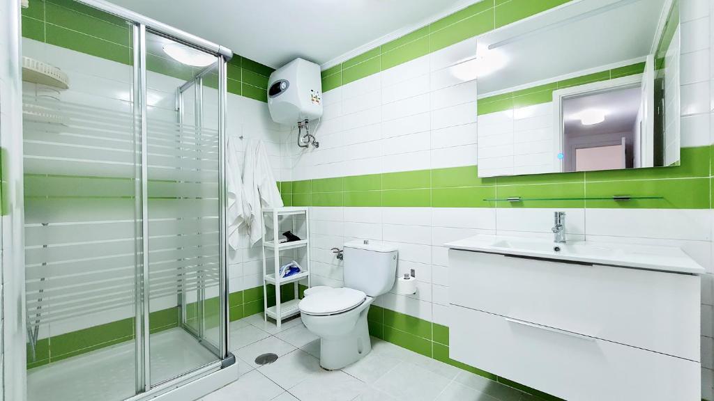 Koupelna v ubytování Apartamentos Monte Verde