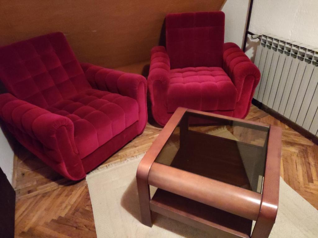 Posezení v ubytování PLANINSKA VILA SMIGIC