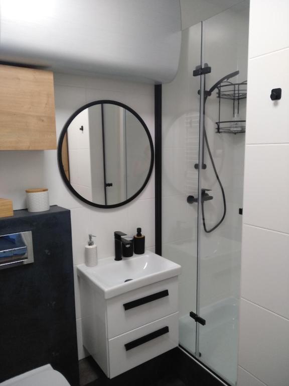 Kúpeľňa v ubytovaní Apartament pod Świerkami