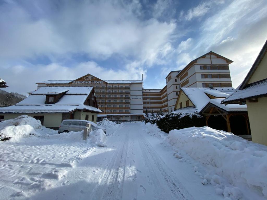 Apartmán Bella Donovaly v hotelovom komplexe v zimě