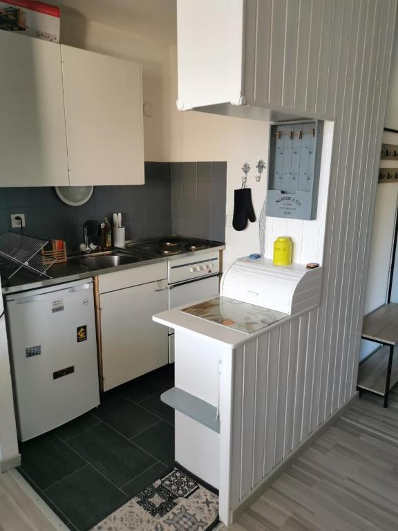 Kuchyň nebo kuchyňský kout v ubytování Appartement Torgon