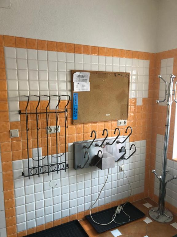 Kuchyň nebo kuchyňský kout v ubytování Ferienwohnung Stiftsgartenblick