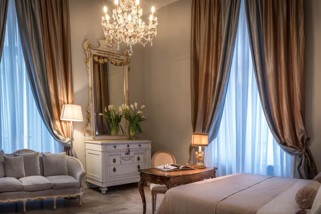 Posezení v ubytování Arnaboldi Palace