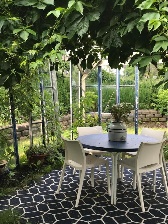 Zahrada ubytování Gîte au Toit Bleu