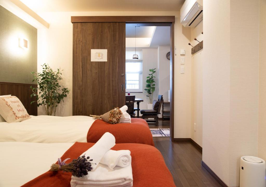 Posezení v ubytování Miidokoro House Hotel