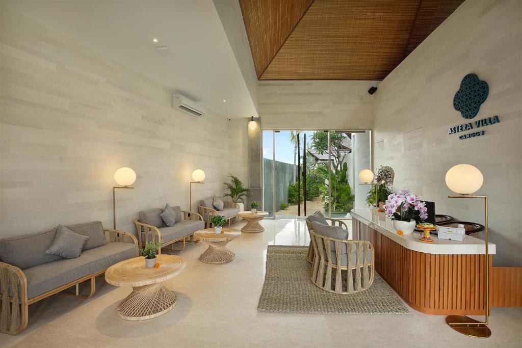 Posezení v ubytování Astera Luxury Resort & Spa Canggu by Ini Vie Hospitality