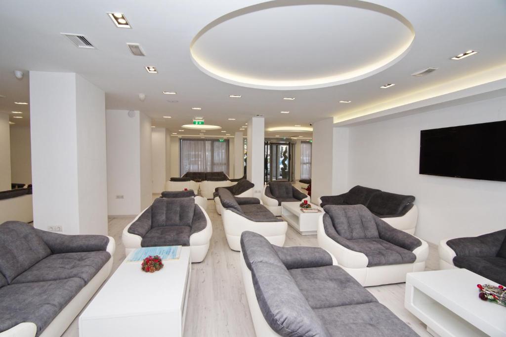 Χώρος καθιστικού στο Boss Boutique Athens by Prima Hotels