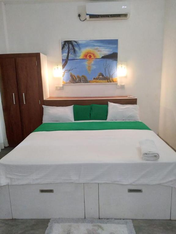 Postel nebo postele na pokoji v ubytování MN House