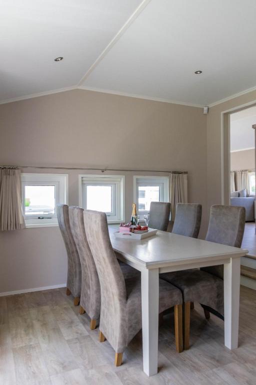Posezení v ubytování luxe cottage knokke heist