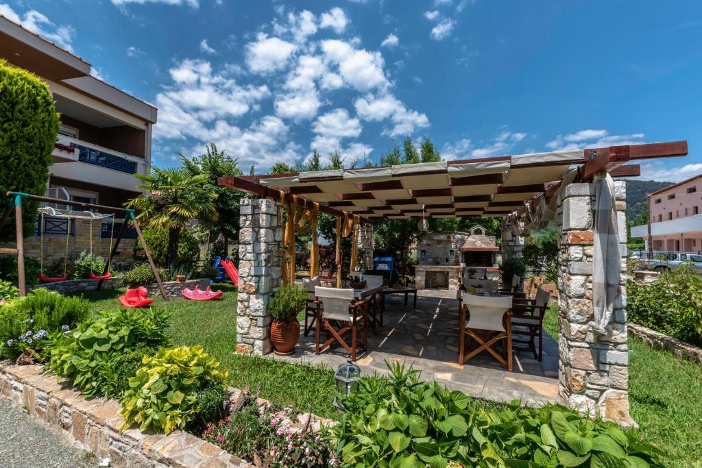 Zahrada ubytování Hotel Makrina