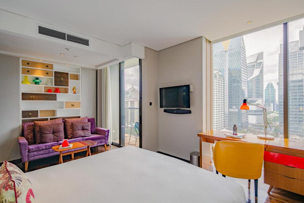 Hotel Indigo Bangkok Wireless Road by IHG - Resim 14