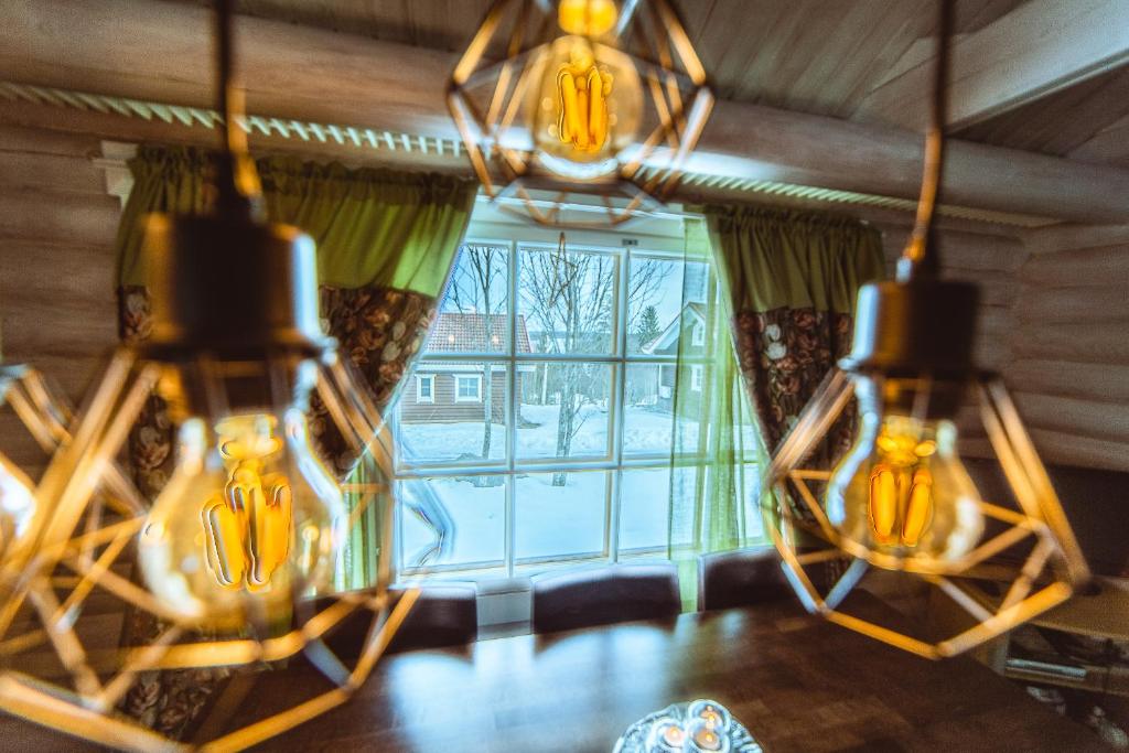 Гостиная зона в Villa Kurpitsa at MESSILA ski & camping