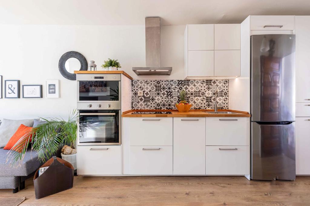 Kuchyňa alebo kuchynka v ubytovaní Apartamento en la Playa en Paseo Maritimo