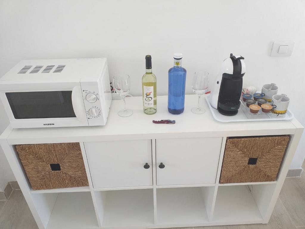 Kuchyň nebo kuchyňský kout v ubytování Apartamento Margarita