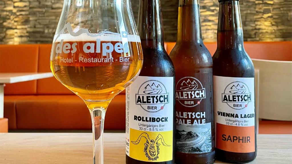 Nápoje v ubytování Boutique und Bier Hotel des alpes