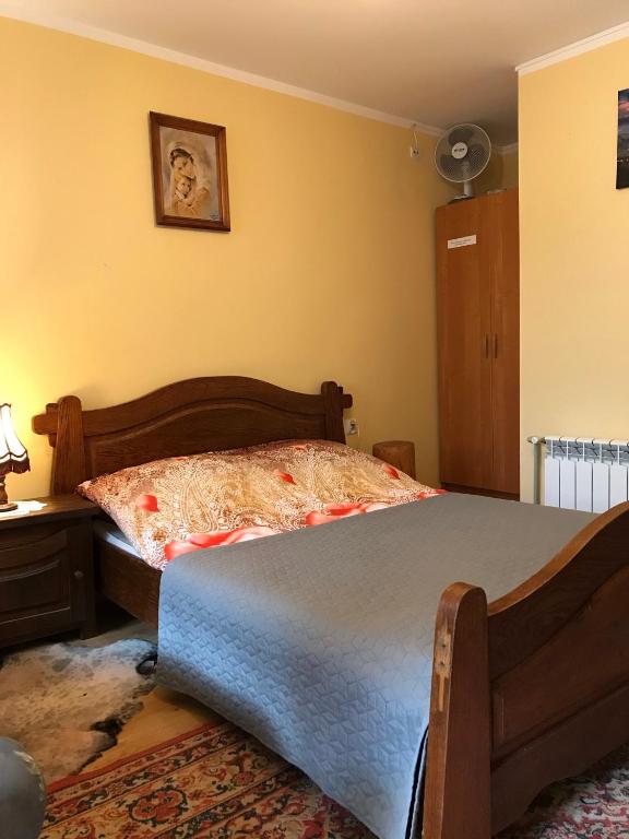 Posteľ alebo postele v izbe v ubytovaní Noclegi u Zosi