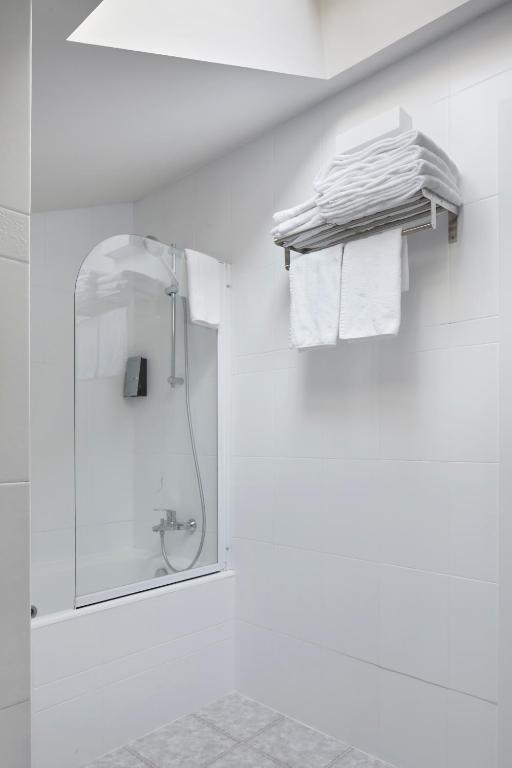 Koupelna v ubytování Hostal Rural Aritzalko