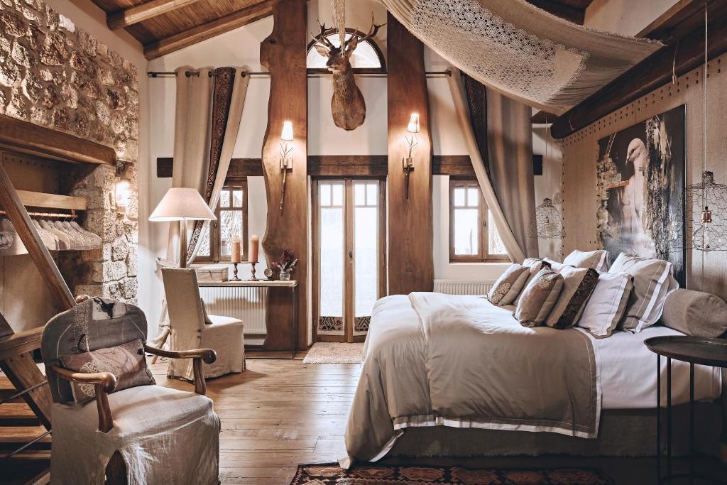 Posezení v ubytování Area Synest Nature Suites