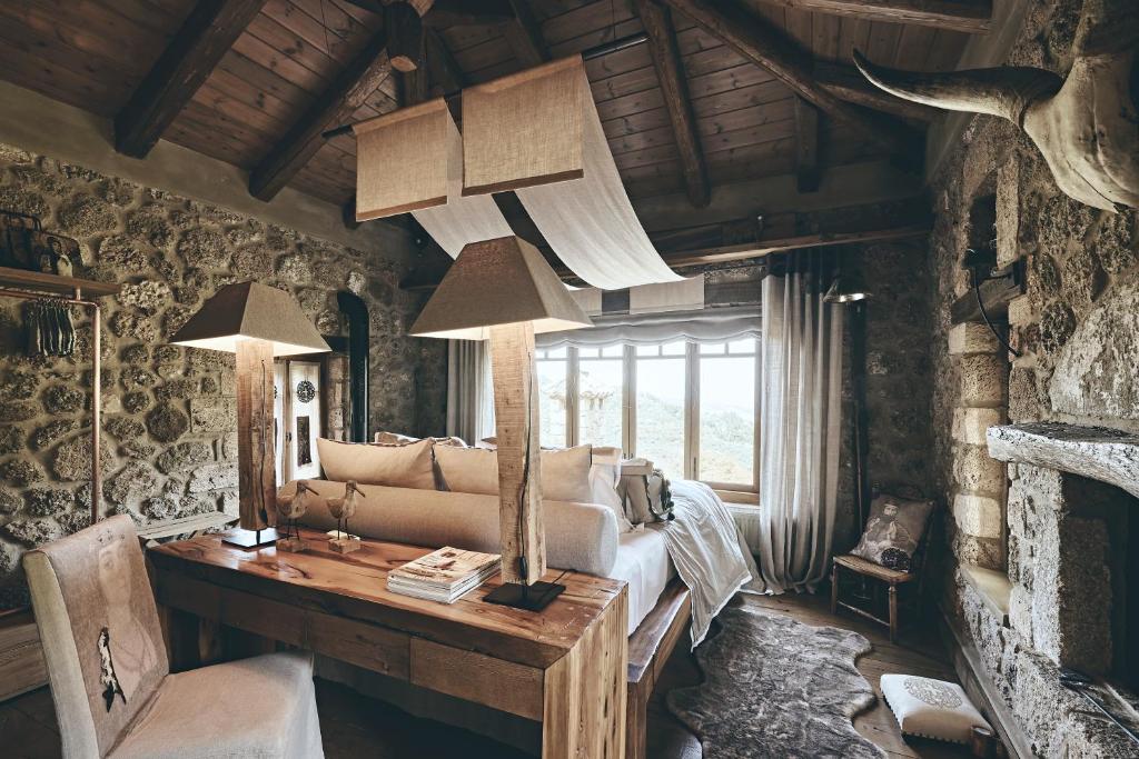 Posezení v ubytování Area Synest Nature Suites