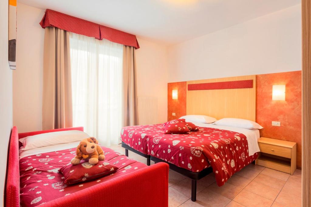 Postel nebo postele na pokoji v ubytování Residence Diamant