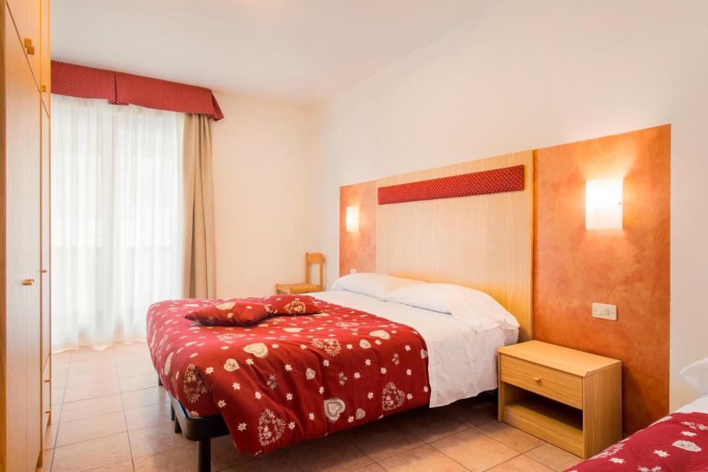 Postel nebo postele na pokoji v ubytování Residence Diamant