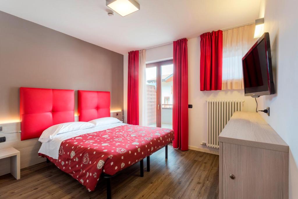 Postel nebo postele na pokoji v ubytování Residence Diamant