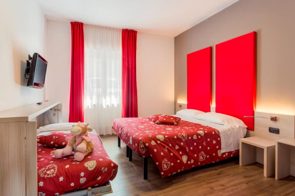 Postel nebo postele na pokoji v ubytování Residence Diamant