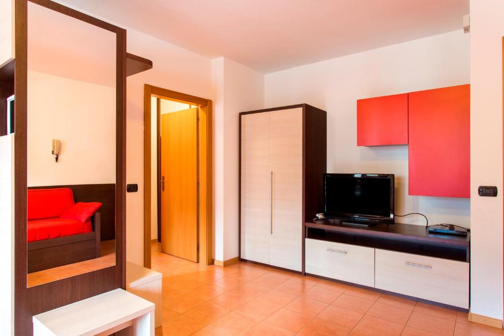 Kuchyň nebo kuchyňský kout v ubytování Residence Diamant