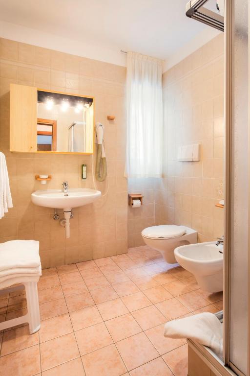 Koupelna v ubytování Residence Diamant