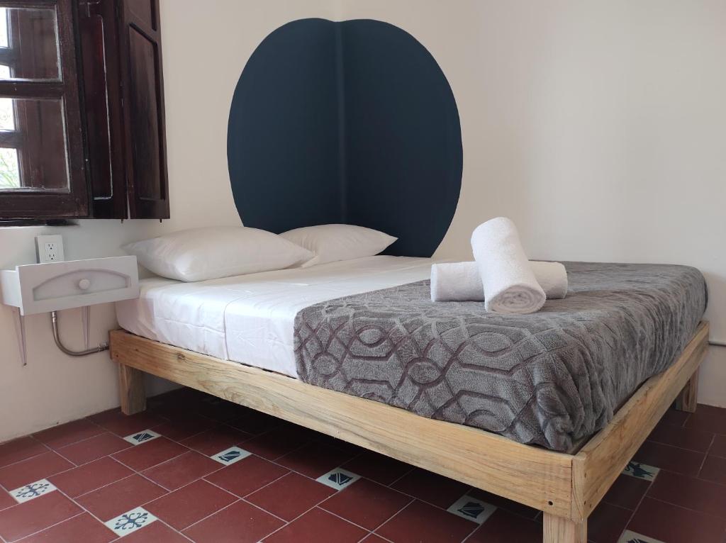 Postel nebo postele na pokoji v ubytování Coliving Chingon