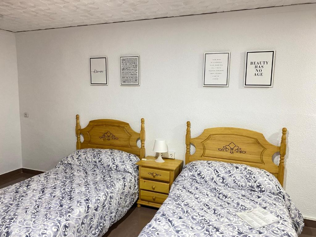 Postel nebo postele na pokoji v ubytování Casa Mayor