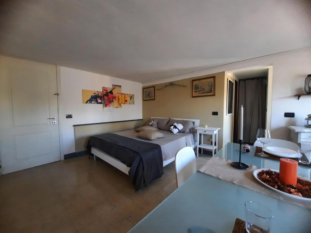 A bed or beds in a room at Le MURA MEDIEVALI
