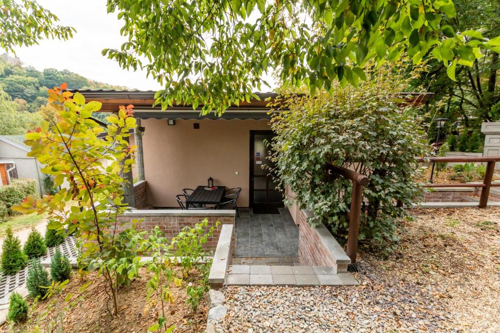 Zahrada ubytování Apartmán POD HRADEM - Vranovská přehrada, Bítov-Horka