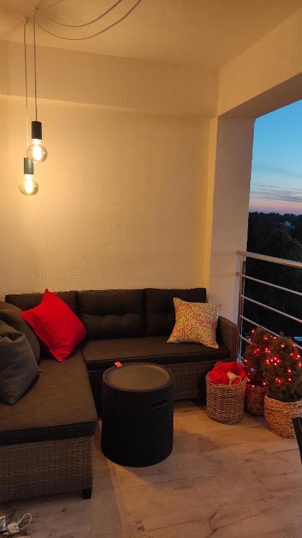 Posezení v ubytování New apartment ViVaNo V I D with amazing view