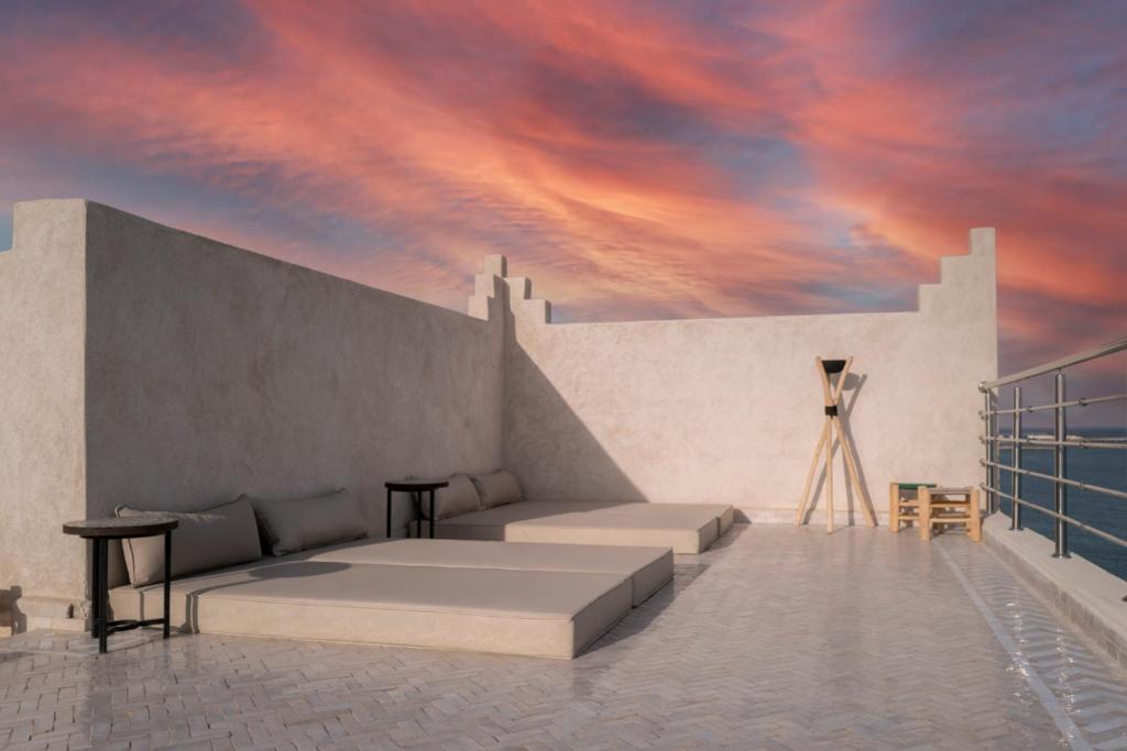 Un balcón o terraza en Hôtel Oasis Dakhla