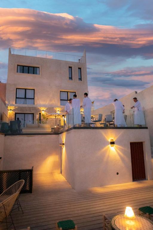 Un balcón o terraza en Hôtel Oasis Dakhla