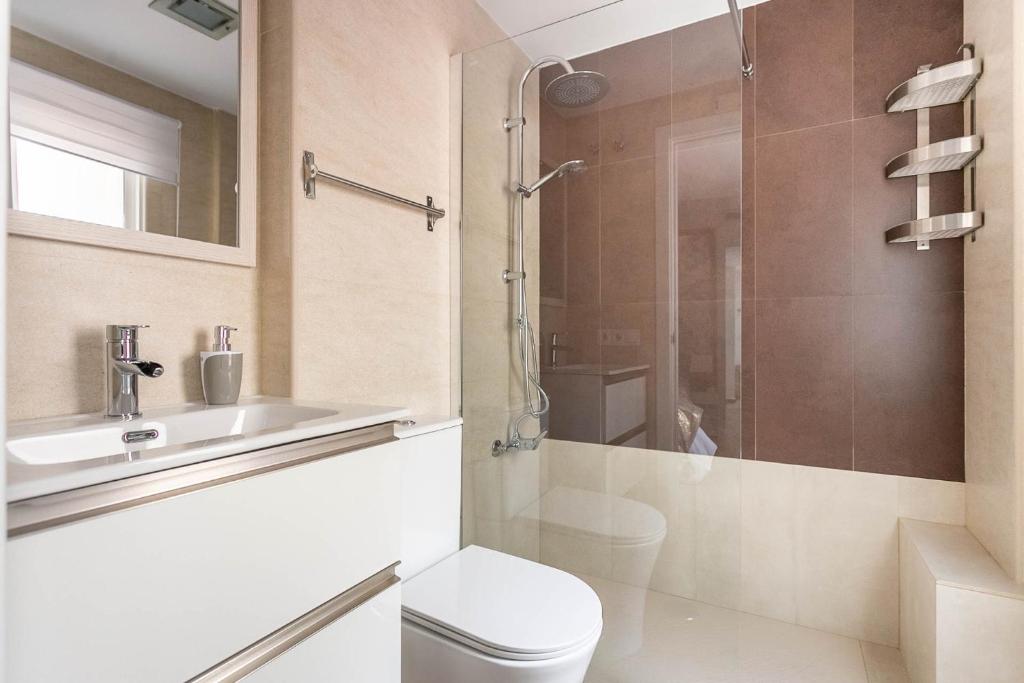 Koupelna v ubytování Goyeneta Luxury Suite
