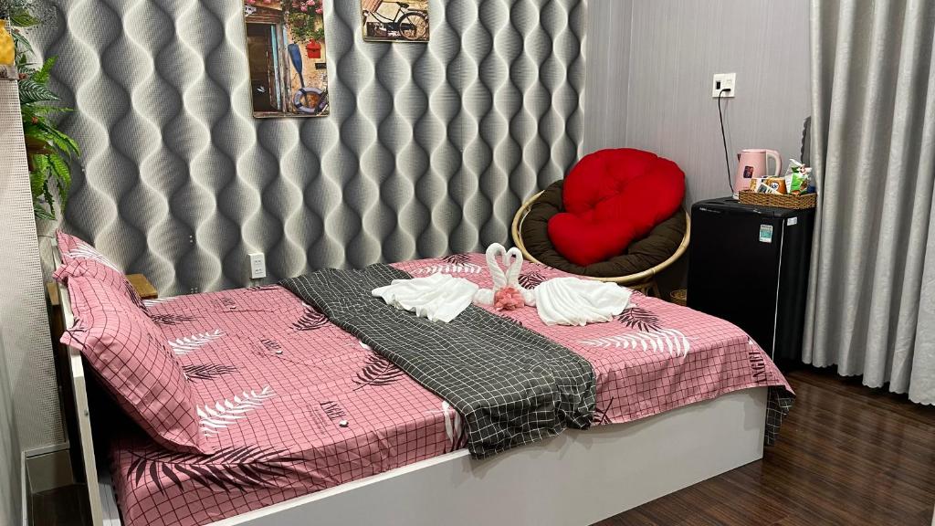 Postel nebo postele na pokoji v ubytování Sampan House