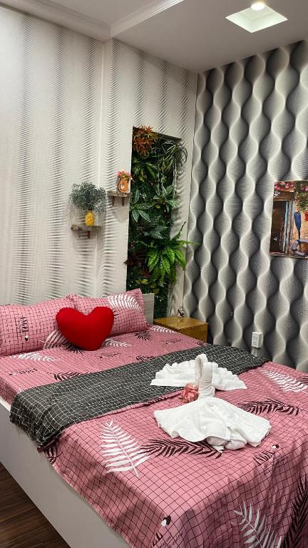 Postel nebo postele na pokoji v ubytování Sampan House