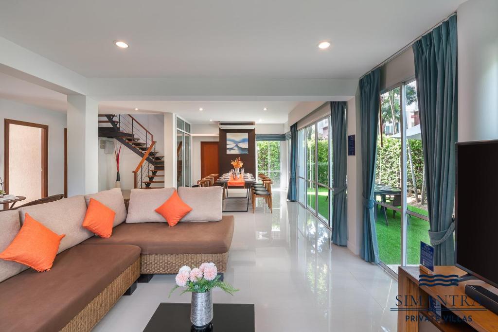 Μια τηλεόραση ή/και κέντρο ψυχαγωγίας στο Simantra Private Villas
