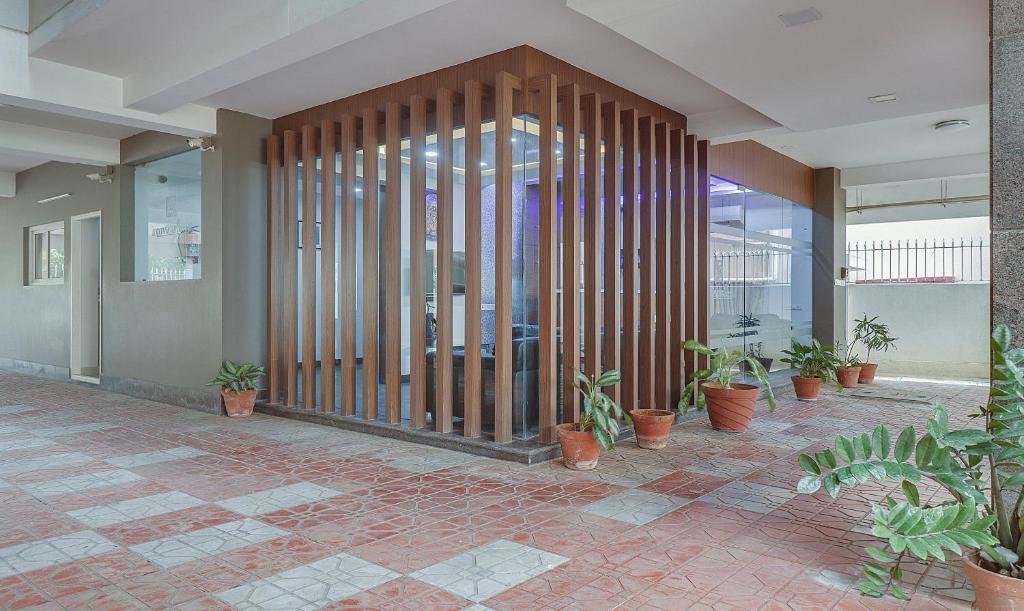 Exteriér nebo vchod ubytování Treebo Rithikha Inn Elite Chennai Trade Centre