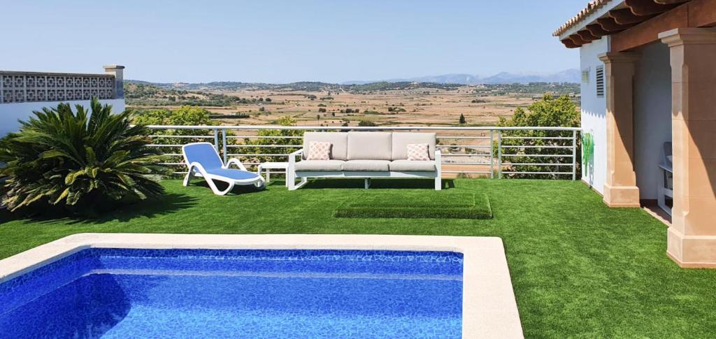 The swimming pool at or close to Can Serra -Santa Margalida-
